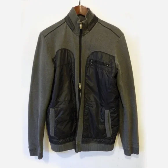 **SOLD** HUGO BOSS - Hybrid full zip cardigan - Sz L (fits M) - Picture 1 of 13